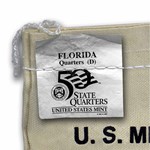 2004-D Florida State Quarter $25 Sealed Mint Bag BU