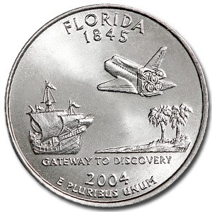 2004-D Florida State Quarter BU