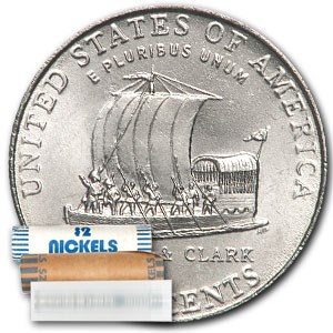 2004-D Keelboat Nickel 40-coin Roll BU