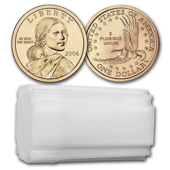 2004-D Sacagawea Dollar 20-Coin Roll BU 2004-D Sacagawea Dollar 20-Coin Roll BU