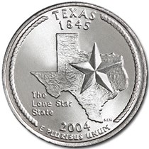 2004 D Texas State Quarter Bu Coin For Sale 50 State Quarters 1999 2009 Apmex Us Mint