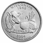 2004-D Wisconsin Statehood Quarter 40-Coin Roll (Mint Wrapped)