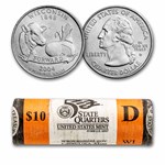 2004-D Wisconsin Statehood Quarter 40-Coin Roll (Mint Wrapped)