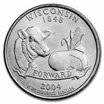 2004-D Wisconsin Statehood Quarter 40-Coin Roll