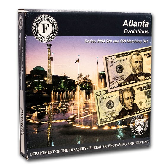 2004 (F-Atlanta) $50 & $20 FRN Matching Set 2004 (F-Atlanta) $50 & $20 FRN Matching Set
