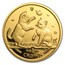 2004 Isle of Man 1 oz Gold Tonkinese Kittens Cat BU