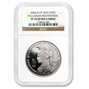 2004 Isle of Man 2 oz Proof Palladium 2 Crown PF-70 UCAM NGC