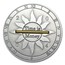 2004 Liberia Silver $10 Sundial Time is Money