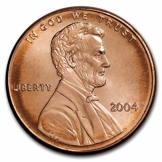 2004 Lincoln Cent BU (Red)