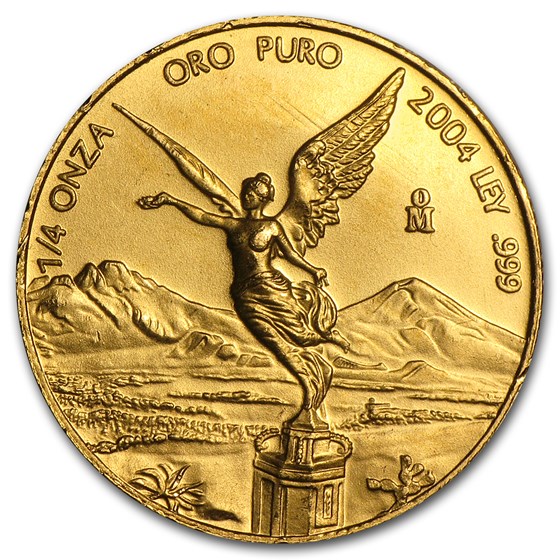 2004 Mexico 1/4 oz Gold Libertad BU 2004 Mexico 1/4 oz Gold Libertad BU