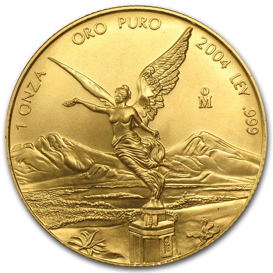 2004 Mexico 1 oz Gold Libertad BU 2004 Mexico 1 oz Gold Libertad BU