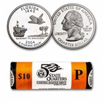 2004-P Florida Statehood Quarter 40-Coin Roll BU (Mint Wrapped)