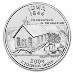 2004-P Iowa Statehood Quarter 40-Coin Roll BU (Mint Wrapped)