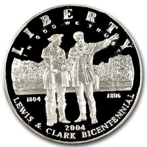 2004-P Lewis & Clark Bicent'l $1 Silver Commem Prf (Capsule Only)