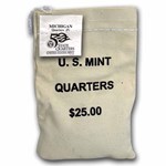 2004-P Michigan State Quarter $25 Sealed Mint Bag BU