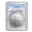 2004-P Thomas Edison $1 Silver Commem MS-70 PCGS