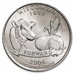 2004-P Wisconsin Statehood Quarter 40-Coin Roll (Mint Wrapped)