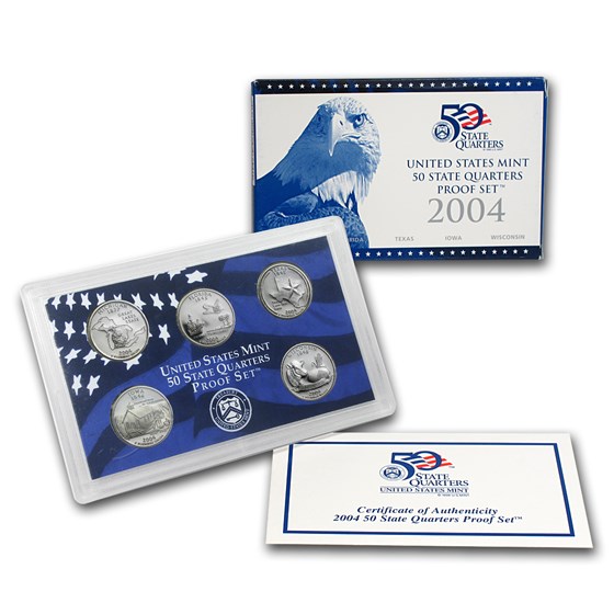 2004-S 50 State Quarters Proof Set