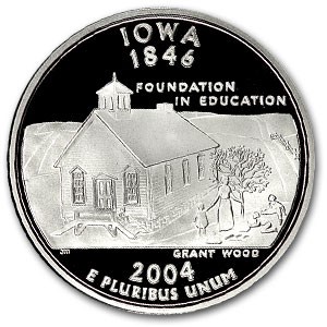 2004-S Iowa State Quarter Gem Proof 2004-S Iowa State Quarter Gem Proof