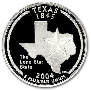 2004-S Texas State Quarter Gem Proof 2004-S Texas State Quarter Gem Proof