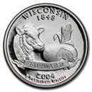 2004-S Wisconsin State Quarter Gem Proof (Silver)