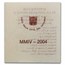 2004 Vatican City Proof Gold 20 Euros Pope John Paul II David/Gol