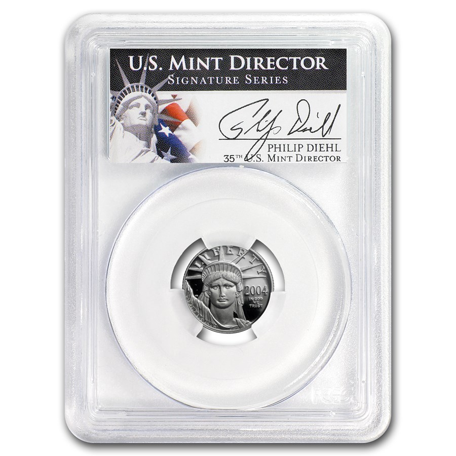 2004-W 1/10 oz Proof American Platinum Eagle PR-69 PCGS