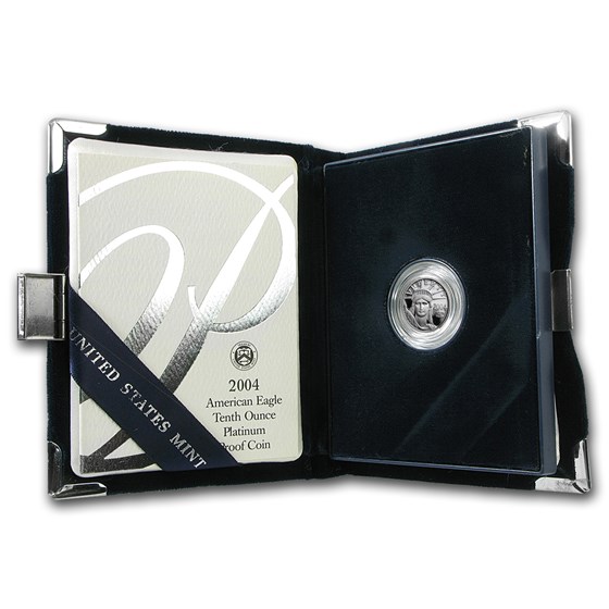 2004-W 1/10 oz Proof American Platinum Eagle (w/Box & COA) 2004-W 1/10 oz Proof American Platinum Eagle (w/Box & COA)