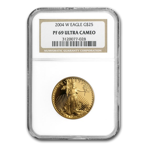 2004-W 1/2 oz Proof American Gold Eagle PF-69 UCAN NGC 2004-W 1/2 oz Proof American Gold Eagle PF-69 UCAN NGC