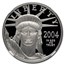 2004-W 1/2 oz Proof American Platinum Eagle PF-70 NGC (Castle)