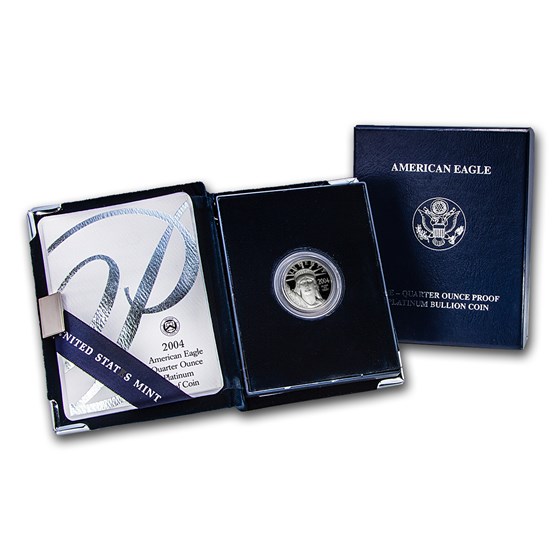 2004-W 1/4 oz Proof Platinum American Eagle (w/Box & COA) 2004-W 1/4 oz Proof Platinum American Eagle (w/Box & COA)