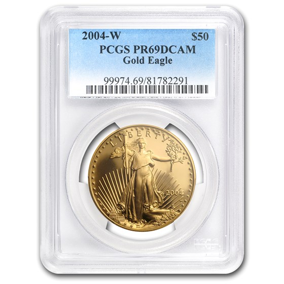 2004-W 1 oz Proof American Gold Eagle PR-69 DCAM PCGS 2004-W 1 oz Proof American Gold Eagle PR-69 DCAM PCGS