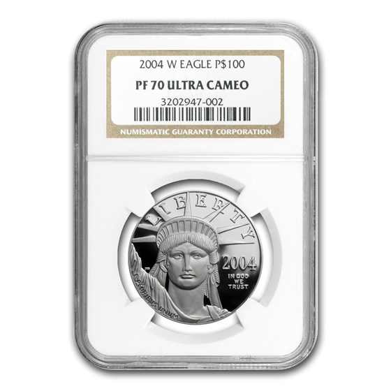 2004-W 1 oz Proof American Platinum Eagle PF-70 NGC 2004-W 1 oz Proof American Platinum Eagle PF-70 NGC