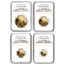 2004-W 4-Coin Proof American Gold Eagle Set PF-70 NGC