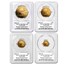 2004-W 4-Coin Proof American Gold Eagle Set PR-70 PCGS