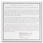2004 Westward Journey Nickel Coin & Medal Set (w/Box & COA)