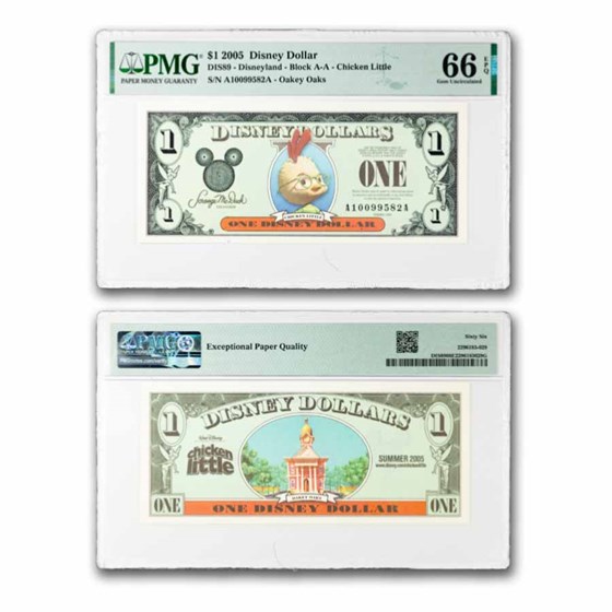2005 $1.00 (AA) Chicken Little CU-66 EPQ PMG (DIS#89)