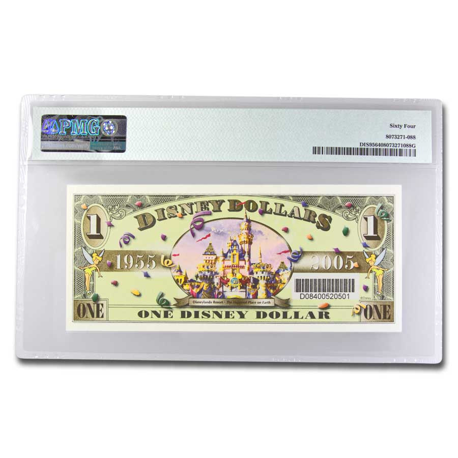 Buy 2005 $1.00 Disney Dollar 50th Anniversary Dumbo CH CU-64 EPQ