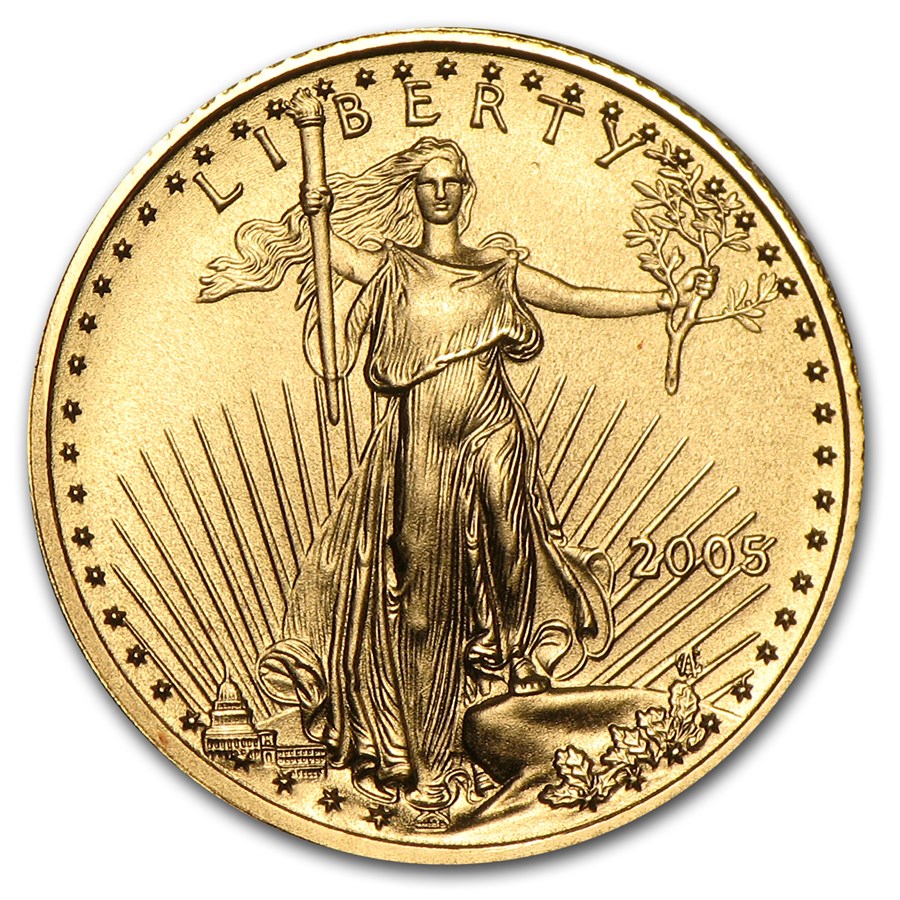 2005 1/10 oz American Gold Eagle BU