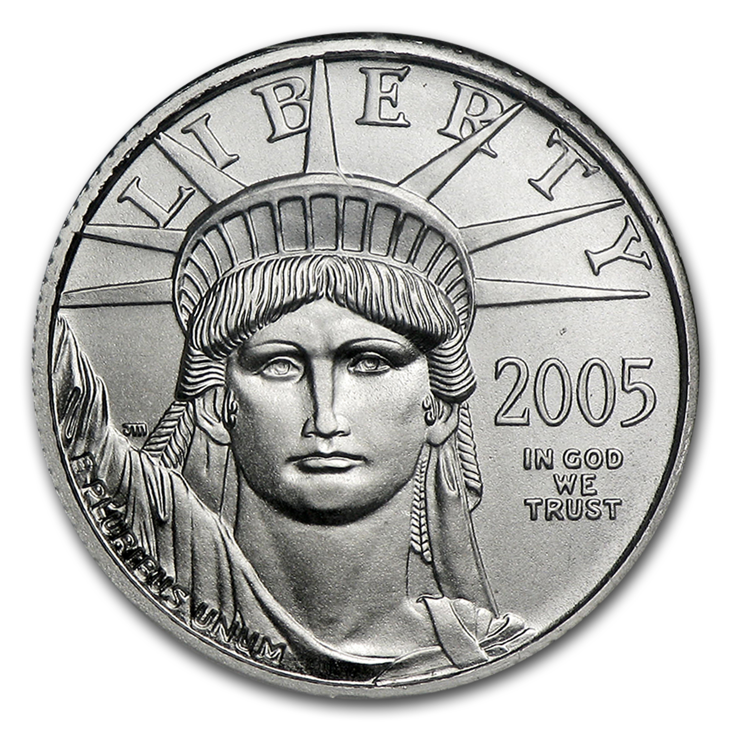 2005 1/10 oz American Platinum Eagle MS-70 NGC