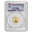 2005 1/10 oz Gold Eagle MS-69 PCGS (20th Anniversary Label)