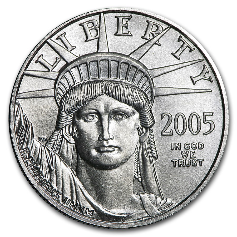 2005 1/2 oz American Platinum Eagle BU