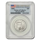 2005 1/2 oz Platinum Eagle MS-70 PCGS (20th Anniversary Label)