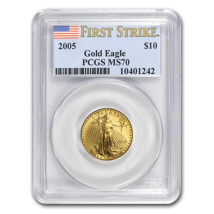 2005 1/4 oz American Gold Eagle MS-70 PCGS (FS)
