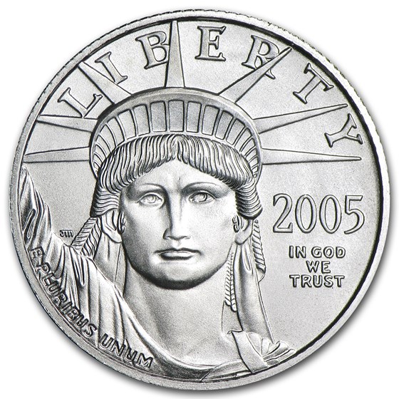 2005 1/4 oz American Platinum Eagle BU