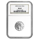 2005 1/4 oz American Platinum Eagle MS-69 NGC