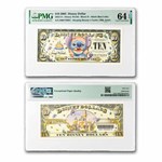 2005 $10.00 (D) Stitch w/Bar code, CU-64 EPQ PMG (DIS#114)