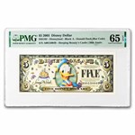 2005 $5.00 (A) Donald Duck w/Barcode CU-65 EPQ PMG (DIS#102)