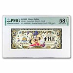 2005 $5.00 (A) Goofy, Disneyland Resort AU-58 EPQ PMG (DIS#108)