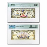 2005 $5.00 (A) Goofy, Disneyland Resort AU-58 EPQ PMG (DIS#108)